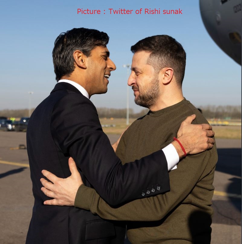 युक्रेनका राष्ट्रपति भलादिमर जेलेंस्की बेलायतमा, नया शैन्य सहायता बारे छलफल हुने