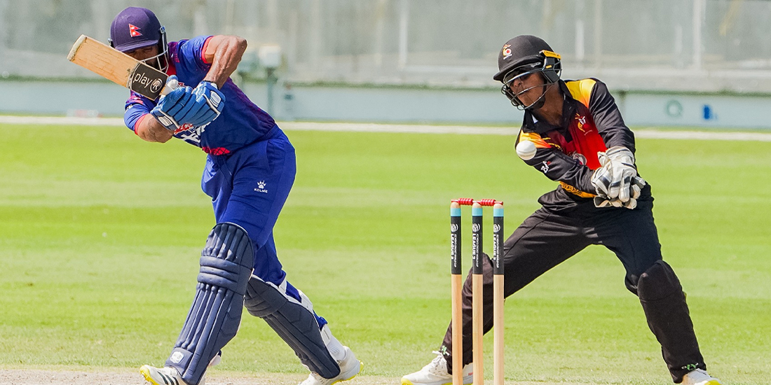 आसिफ शेख र सन्दिप लामिछानेको जोडी चम्केपछि नेपालको रोमाञ्चक जीत