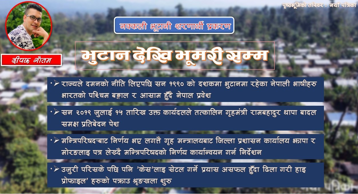 कसरी नेपाल आए भुटानी शरणार्थी ?
