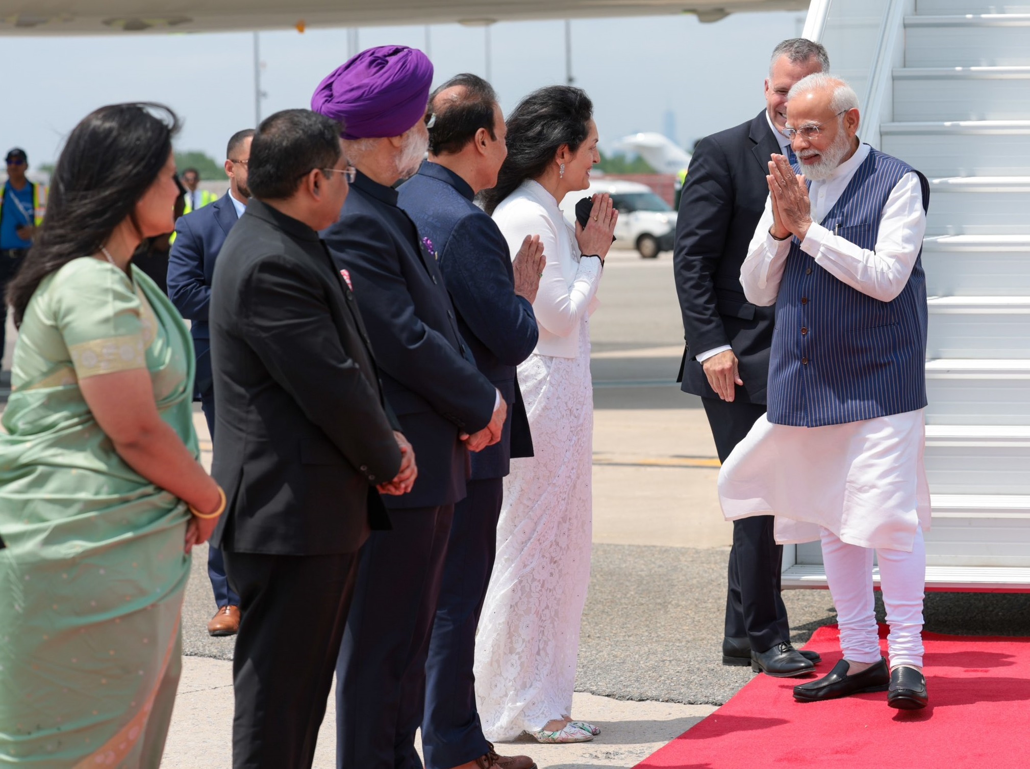 अमेरिकाको राजकीय भ्रमणमा भारतीय प्रधानमन्त्री नरेन्द्र मोदी