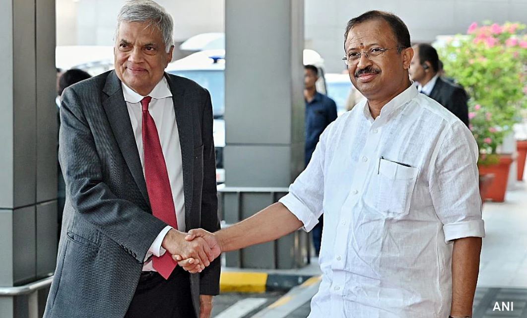 श्रीलङ्काका राष्ट्रपति विक्रमासिङ्घे भारतमा