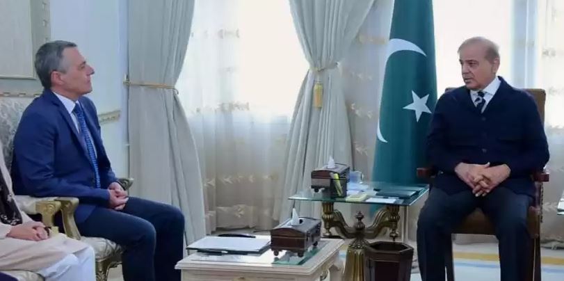 पाकिस्तानी प्रधानमन्त्री सरिफ र स्वीस विदेशमन्त्रीबीच भेटवार्ता