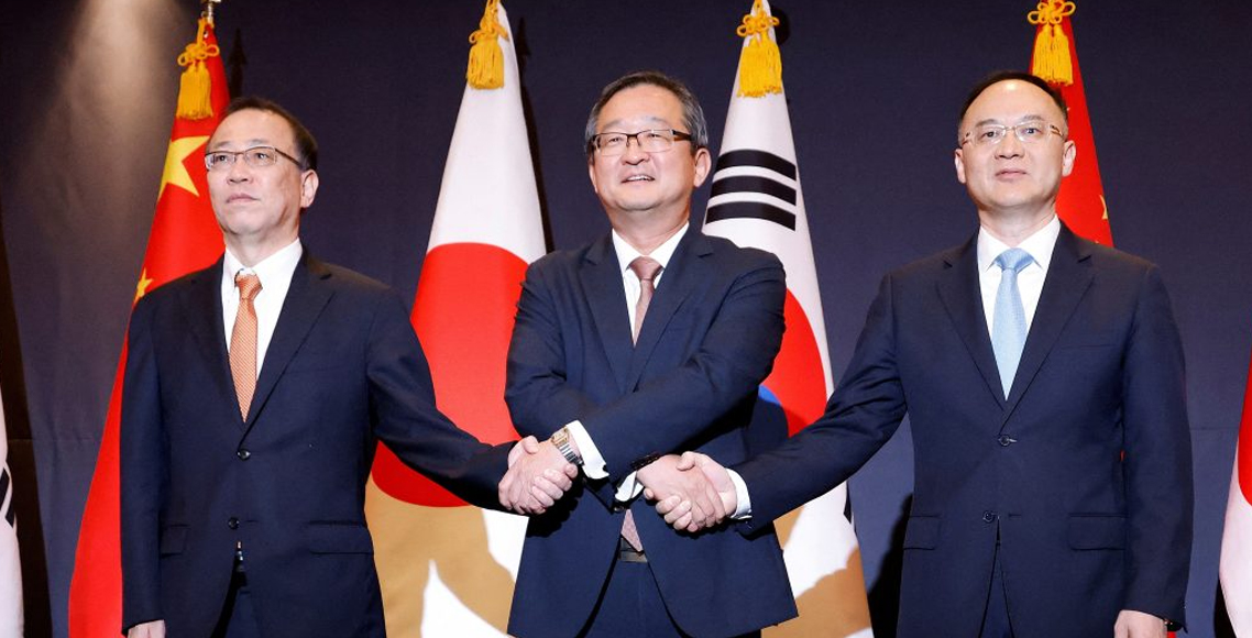 जापान, चीन र दक्षिण कोरियाका शीर्ष नेता त्रिपक्षीय वार्ता गर्न सहमत