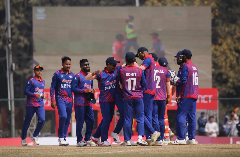 नेदरल्याण्ड्सविरुद्ध नेपालको शानदार जीत