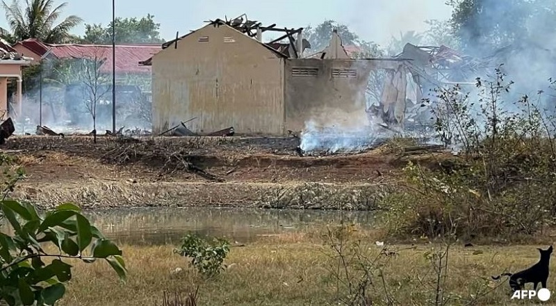 कम्बोडियाको सैन्य शिविरमा विस्फोट, कम्तीमा २० जनाको मृत्यु