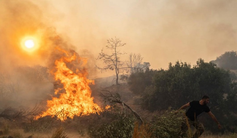 मङ्गोलियाको ७० हजार हेक्टरभन्दा बढी जङ्गलमा आगलागी