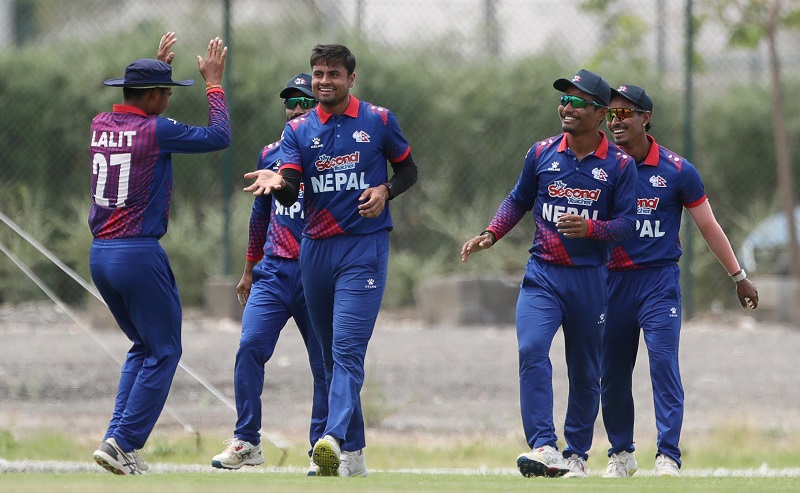 एसीसी प्रिमियर कप : हङकङलाई हराउँदै एक खेल अगावै सेमिफाइनलमा पुग्यो नेपाल