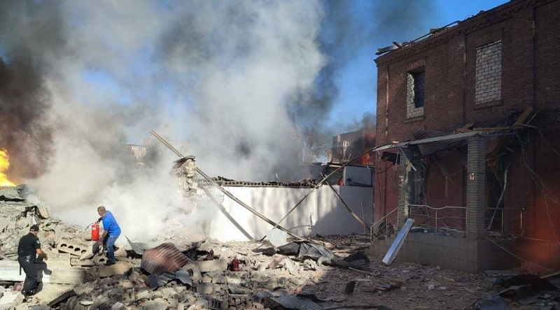 युक्रेनी आक्रमणबाट रूसी इन्धन डिपोमा आगलागी, सर्वसाधारणको मृत्यु