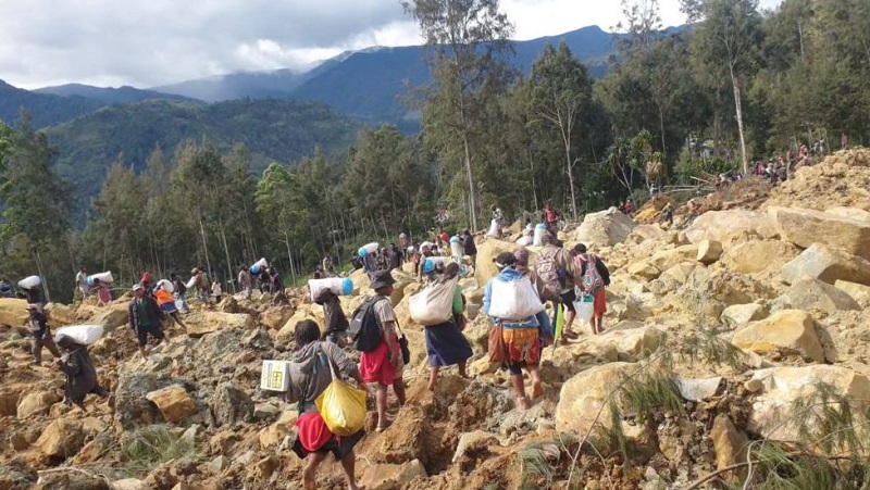 पपुवा न्युगिनीमा पहिरो, कम्तीमा १०० जनाको मृत्यु