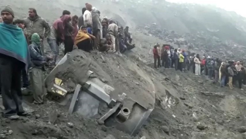 भारतको ढुङ्गा खानीमा दुर्घटना, कम्तीमा १०जनाको मृत्यु