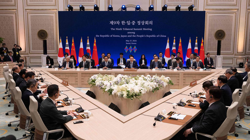 जापान, चीन र दक्षिण कोरियाबीच सहकार्य बढाउने प्रतिबद्धता