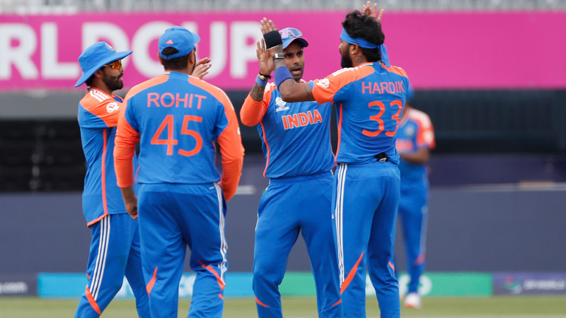 टी–२० विश्वकप क्रिकेटः रोहितको अर्धशतकमा भारतको विजयी शुरूवात