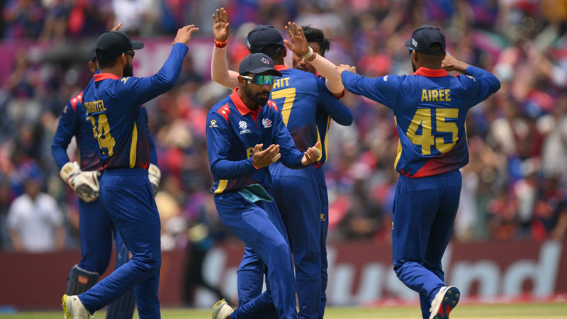 टी–२० विश्वकप क्रिकेट : नेदरल्याड्ससँग नेपाल ६ विकेटले पराजित