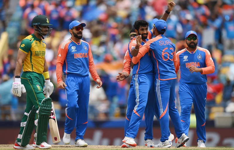 टी–२० विश्वकप क्रिकेट : दक्षिण अफ्रिकालाई हराउँदै भारतले जित्यो उपाधि