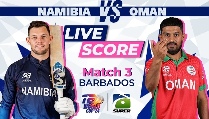 नामिबिया र ओमानबीचको खेल सुरु, ओमानको ब्याटिङ्ग धरासायी, ७ ओभर खेल्दा ४ विकेटको क्षेतिमा ओमानको ३९ रन मात्रै