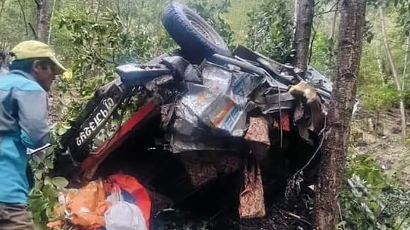 रोल्पामा जीप दुर्घटना, ७ जनाको मृत्यु