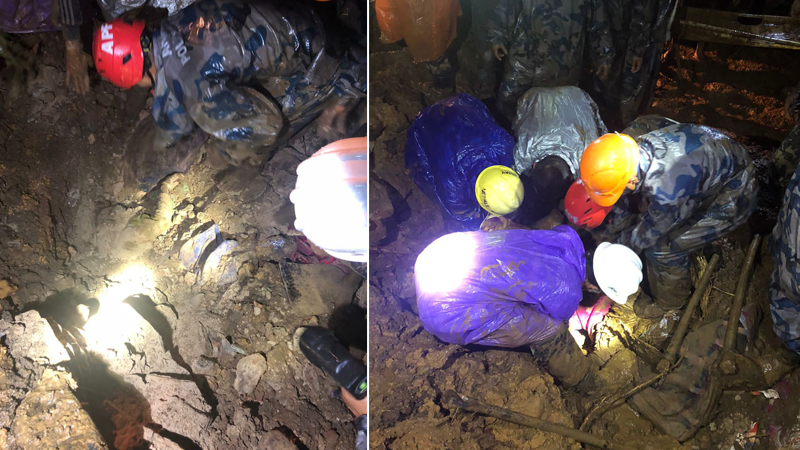 कास्कीको पोखरा र मादीमा पहिरोेः ११ जनाको मृत्यु