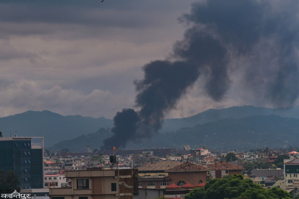 त्रिभुवन अन्तर्राष्ट्रिय बिमानस्थलमा सौर्य एयरको विमान दुर्घटना