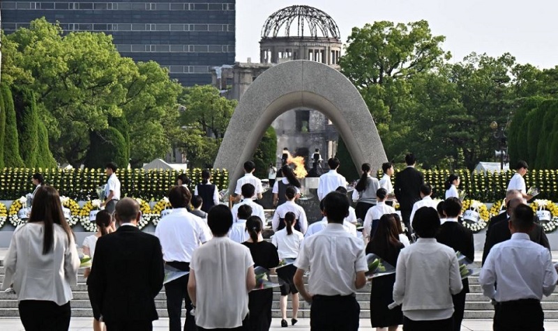 जापानको हिरोसिमा बम आक्रमणको ७९ वर्ष पूरा