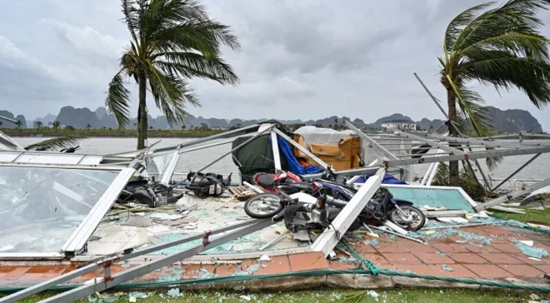 भियतनाममा आँधीका कारण ९ जनाको मृत्यु