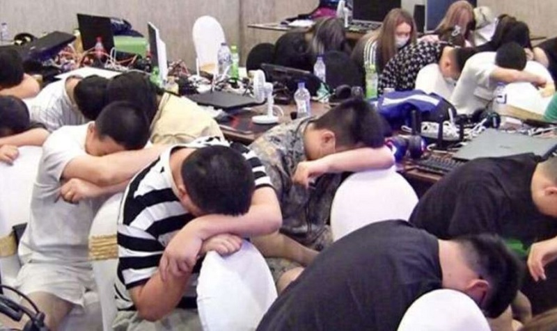 साइबर अपराधको आरोपमा श्रीलङ्कामा २३० चिनियाँ नागरिक पक्राउ