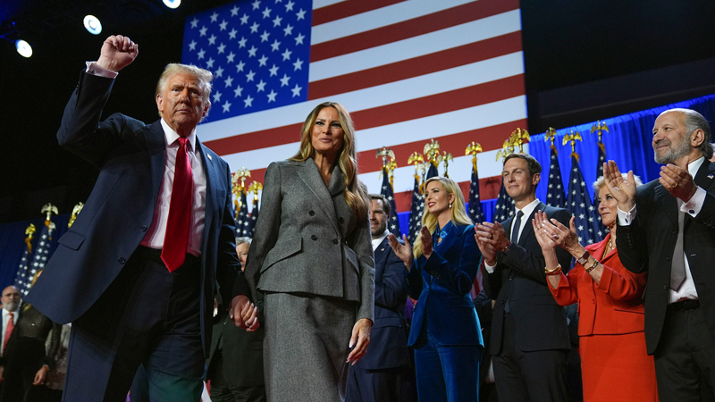 अमेरिकाको ४७ औं राष्ट्रपतिमा डोनाल्ड ट्रम्प विजयी