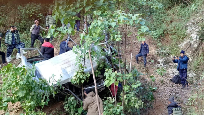 दार्चुलामा जीप दुर्घटना, ८ जनाको मृत्यु