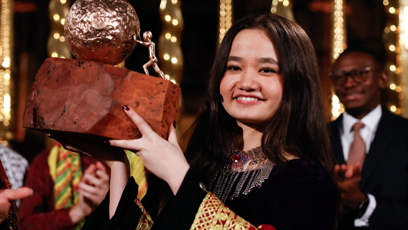 अफगानी किशोरीलाई ‘किड्स राइट्स प्राइज’ पुरस्कार