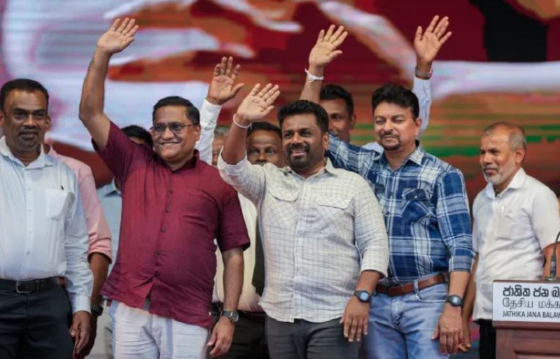 श्रीलङ्कामा वाम गठबन्धनको शानदार जीत