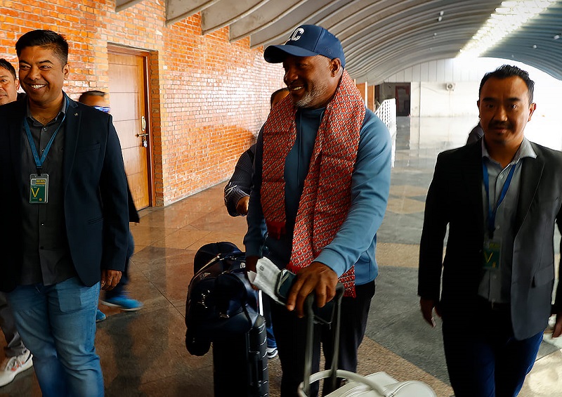 वेष्टइण्डिजका प्रख्यात क्रिकेटर ब्रायन लारा नेपालमा