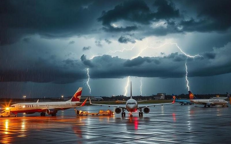 नेदरल्यान्ड्समा आँधीका कारण १०० भन्दा बढी उडान रद्द