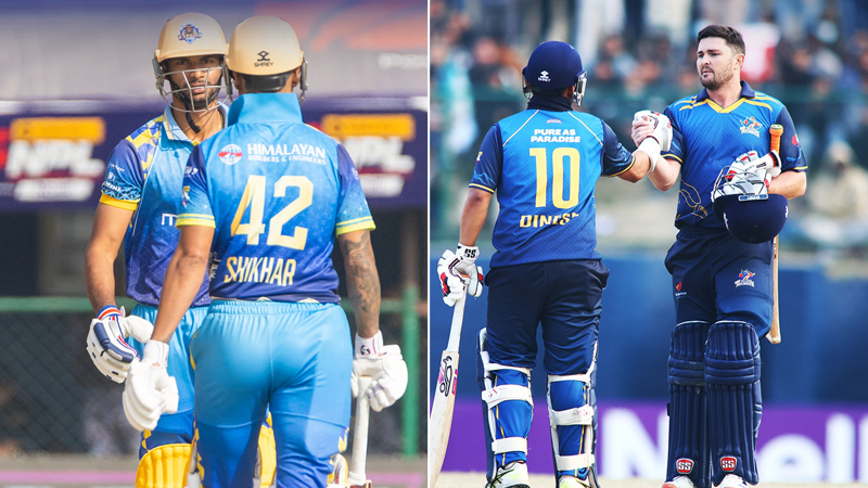 एनपीएलको छैटौं दिन : कर्णाली याक्स र पोखरा एभेन्जर्स विजयी