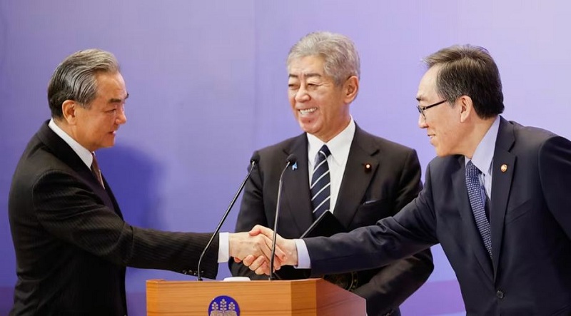 जापान, चीन र दक्षिण कोरिया शान्ति तथा सहयोग प्रवर्द्धन गर्न सहमत