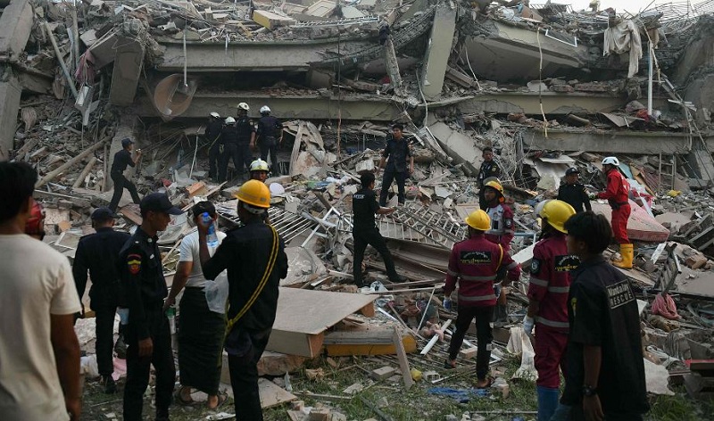 म्यानमारमा १ हप्तामा ८१ परकम्प