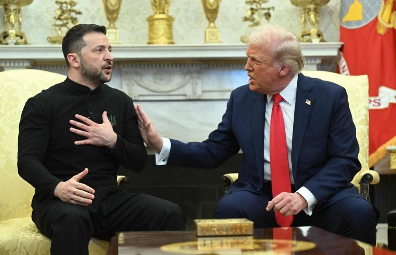 ट्रम्प-जेलेन्स्की तनावपूर्ण वार्ताको परिणाम, अमेरिकाले रोक्यो युक्रेनलाई दिने सैनिक सहायता