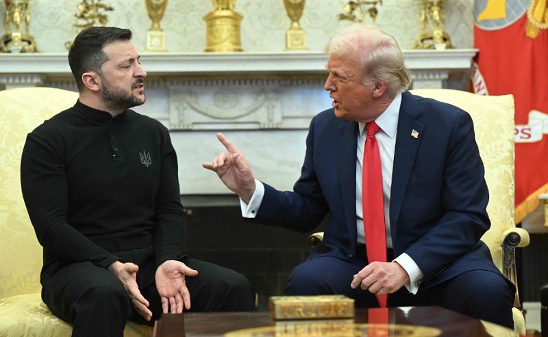 ट्रम्प र जेलेन्स्कीबीच नावपूर्ण वार्ता, ओभल अफिसमा चर्काचर्की