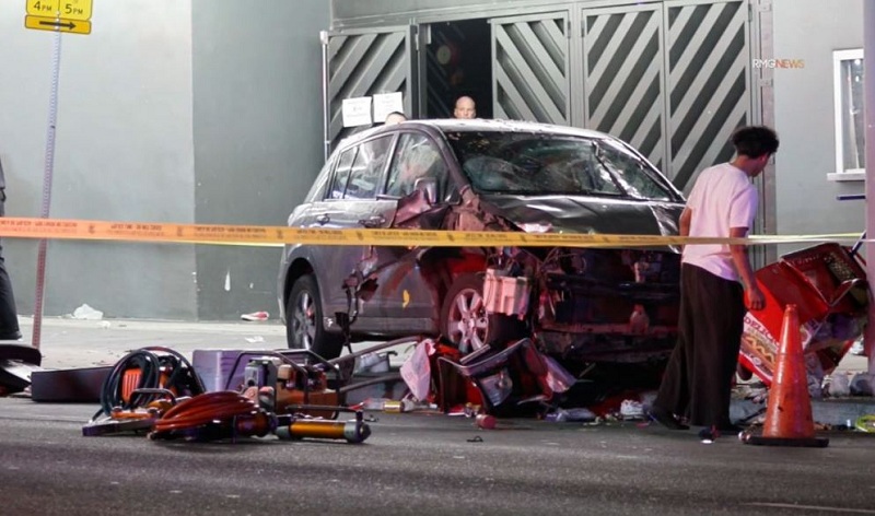 लस एन्जलसमा कारको ठक्करबाट २८ जना घाइते, ३ जनाको अवस्था गम्भीर