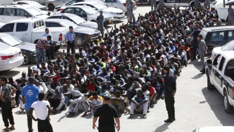 लिबियाको त्रिपोली क्षेत्रबाट १५ सय आप्रवासी कामदार पक्राउ