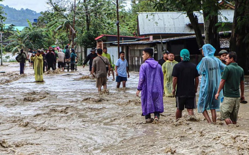 भारतमा वर्षा र बाढी पहिरो : ६९ जनाको मृत्यु