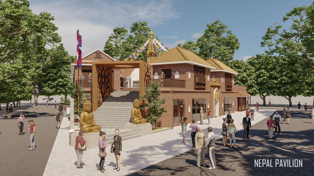जापानमा एक्स्पो सुरु भएको तीन महिना पछि खुल्यो नेपाल मण्डप