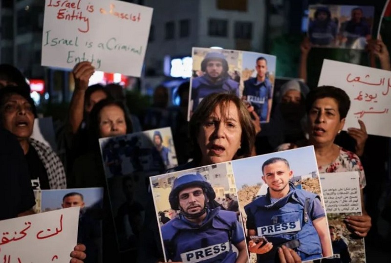 इजरायली आक्रमणमा अलजजीराका ५ पत्रकारको मृत्यु, ठाउँठाउँमा विरोध प्रदर्शन