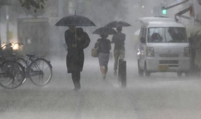 दक्षिण जापानमा भारी वर्षा, स्थानीयलाई सुरक्षित स्थानमा जान आग्रह