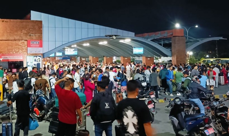 त्रिभुवन अन्तर्राष्ट्रिय विमानस्थल सञ्चलनमा, बढ्यो यात्रुहरूको भीड