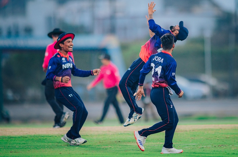 विश्वकप क्रिकेट छनोट : यूएईविरुद्ध नेपालको रोमाञ्चक जीत​ 
