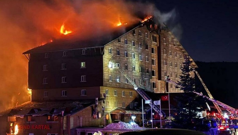 टर्कीको होटलमा आगलागी प्रकरण : ११ जना दोषीलाई जन्मकैदको फैसला