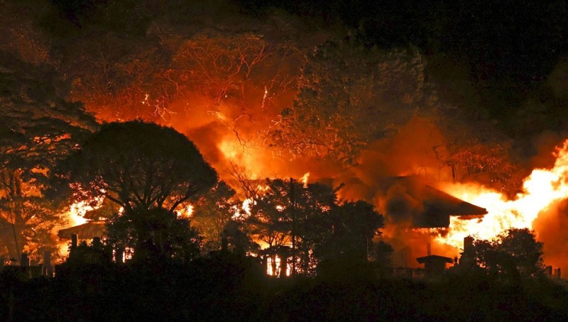 दक्षिण-पश्चिमी जापानमा भीषण आगलागी : १७० घर नष्ट, सयौं विस्थापित